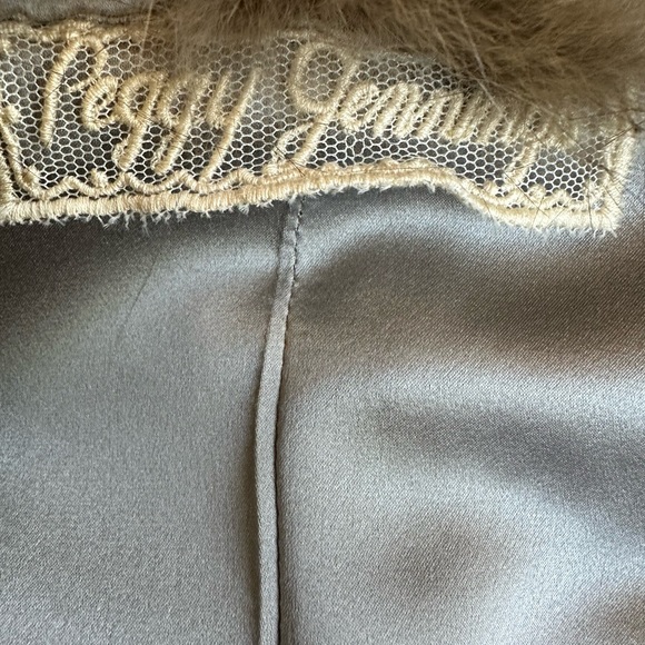 PEGGY JENNINGS vintage 2PC tweed suit with fur cuffs/collar, size 2. Never worn - Picture 8 of 11